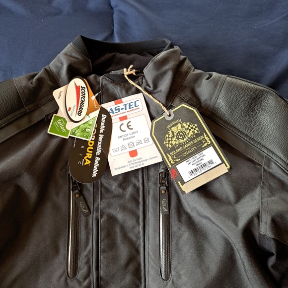 NWT Motorcycle Jacket Roland Sands W/liner Text Sentinel Anthra Body Protection - Picture 2 of 16